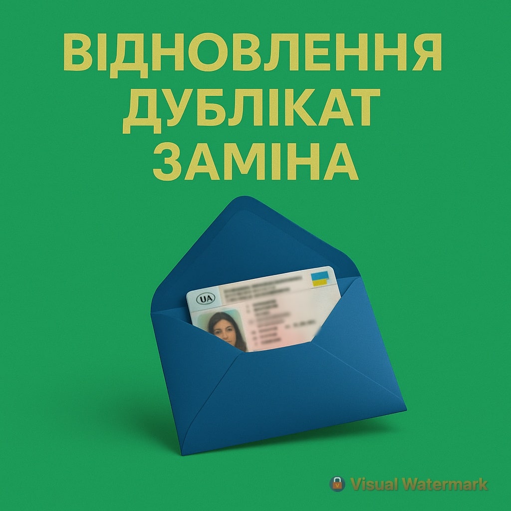 Відновлення дублікат заміна